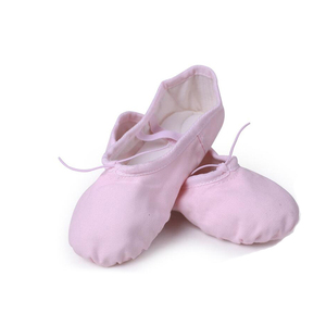 Chaussons de danse pointe professionnels pour femmes, couleur et logo personnalisables, semelle en cuir véritable confortable, talon plat souple - Product Image 5