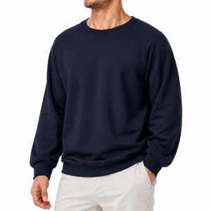 Custom Oversized Streetwear Sweat Shirt Heavy Fleece OEM Apparel Manufacturer Private Label Wholesale Fashion Wear - Product Image 3