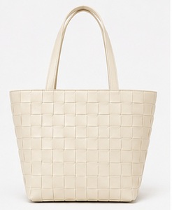 Women's Gravs Genuine Leather Woven Solid Color Summer Open Luxury Handmade Shoulder Tote Bag Premium Fashion Beach Polyester - Product Image 1