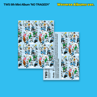 TWS 5º Mini Álbum 'NO TRAGEDY' Versión Weverse Albums CD Oficial de Kpop Coreano para Todas las Edades, Modelo PLD0824