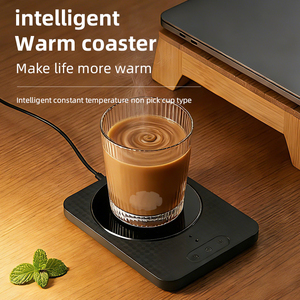 Calentador de Tazas Inteligente con Alimentación USB, Control Táctil, Calentador de Tazas de Cerámica, Base de Carga Inalámbrica, Calentador de Bebidas de Escritorio - Product Image 2