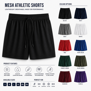 Pantalones Cortos Casuales para Hombre, Pantalones de Playa con Cintura Elástica, Pantalones Cortos Deportivos Transpirables Tejidos con Estampado Digital 100% Poliéster - Product Image 3
