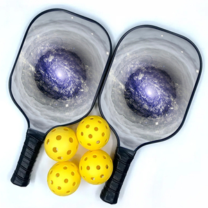Pala de Pickleball con Cara Compuesta, Mango Acolchado, Punto Dulce Amplio Avanzado, Peso Equilibrado, Golpes Potentes, Excelente Efecto de Rotación, Interior - Product Image 4