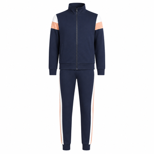Ensemble de survêtement deux pièces pour femmes grandes tailles, uni, 100% coton, jogging, vente en gros, prix bas, fabricant OEM - Product Image 1
