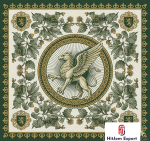 Collection en Gros de Foulards de Luxe Personnalisés en Soie Imprimée, Écharpes Carrées Tendance pour la Tête et le Cou, Collection Hijab - Product Image 4