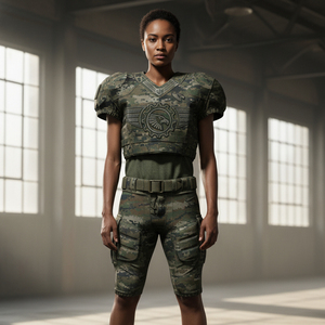 ชุดยูนิฟอร์มอเมริกันฟุตบอลดีไซน์ใหม่ แบบสั่งทำพิเศษ พร้อมโลโก้ทีมและหมายเลข  ผ้าตาข่ายระบายอากาศ แห้งเร็ว เหมาะสำหรับการฝึกซ้อม - Product Image 6