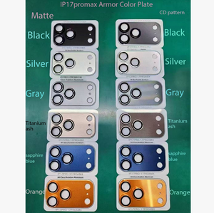 Pellicola Protettiva per Obiettivo <span class=keywords><strong>Fotocamera</strong></span> con Texture CD, Finitura Metallica Lucida, <span class=keywords><strong>Copertura</strong></span> Opaca per <span class=keywords><strong>iPhone</strong></span> 15 16 17 Pro Max Plus Air - Product Image 4