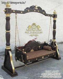 เฟอร์นิเจอร์ห้องรับประทานอาหารสไตล์ราชวงศ์ สีดำทอง ขัดเงา ผลงานชิ้นเอก โต๊ะรับประทานอาหารสีดำทอง แกะสลักลายทองดำ เฟอร์นิเจอร์ห้องรับประทานอาหาร - Product Image 6