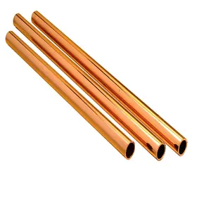 Factory wholesale high quality copper tube C11000 C12300 C14200 C17200 copper round tube pipe