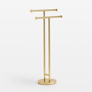 Glitter Brass <b>shower</b> Towel Rail Gold Finished used washroom Bath <b>Accessory</b> Used Kitchen Bathroom bedroom Hardware - Product Image 4