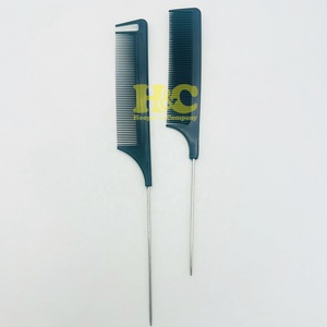 Peigne de coiffure en acier inoxydable de qualité supérieure, personnalisable, confortable, pour usage en salon de coiffure, logo professionnel personnalisé, Hooper - Product Image 6