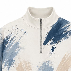 Sudadera con Cierre Frontal de Gran Tamaño y Forro Personalizado, Mezcla de Algodón de Alta Calidad, Uniforme Deportivo para Equipos, Ropa Deportiva de Fábrica - Product Image 3