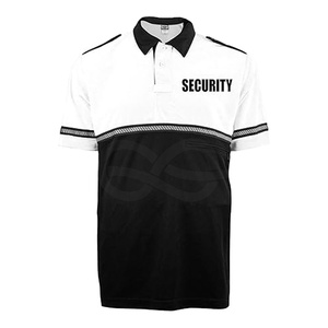 Camisa DE LA Patrulla DE LA Bicicleta con Rayas Reflectantes Camisa de Seguridad de Manga Corta de Alta Visibilidad Ciclismo Seguridad Control de Tráfico Transpirable - Product Image 1