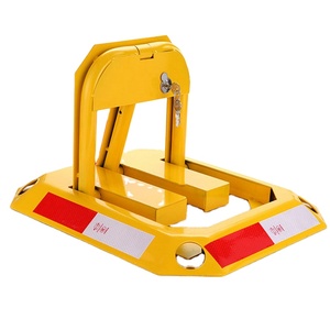 Verrou de stationnement pliable, barrière de stationnement, gadgets de stationnement automobile et bloqueur de stationnement manuel et double verrouillage manuel pour place de stationnement - Product Image 1