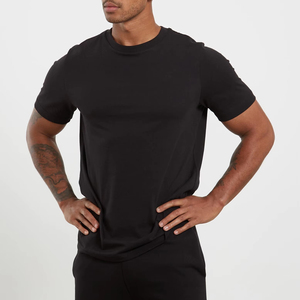 Camiseta de manga larga 2025 para hombre, camiseta de manga corta orgánica de Otoño de manga larga con ajuste relajado de bolsillo para hombre - Product Image 1
