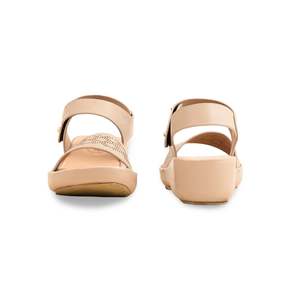 PU0507ของผู้หญิงสีเบจส้นรองเท้าอย่างเป็นทางการ - Product Image 2
