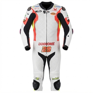 Traje de Carreras Andrea Iannone MotoCP Premium de Una Pieza Completo para Pista con Protectores Deslizantes OEM CE - Product Image 1
