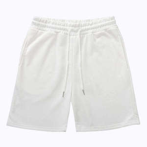 Shorts en coton 100% OEM pour hommes, vente en gros, logo personnalisé, pantalons de jogging d'extérieur, style streetwear de haute qualité avec cordon de serrage - Product Image 2