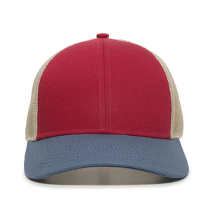 High quality hat Customized Trucker Baseball Caps 3-Tone Structured Front <b>Mesh</b> Back Adjustable Snapback Hats Bulk Custom Hats - Product Image 6