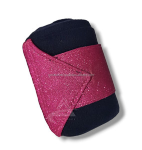 Bandages en polaire 300 g/m² personnalisables (couleur et logo) pour chevaux, avec paillettes, haute qualité, pour usage équestre - Vente en gros Costa Sports - Product Image 4
