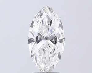 Diamant de laboratoire Marquise 2,5 carats, couleur E, clarté VS1, excellente qualité de polissage, pierre fantaisie non montée pour la fabrication de bijoux - Product Image 1