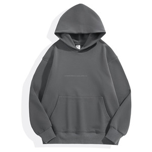 Ropa de Hombre Sudaderas con Capucha forrada de satén al por mayor en blanco de alta calidad de algodón orgánico pulóver con capucha personalizado Sudadera con capucha de gran tamaño - Product Image 6