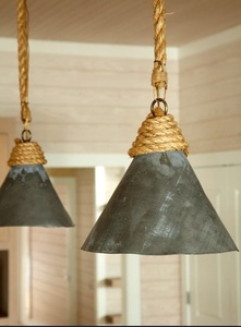Cloche murale en fer avec corde de traction, décoration rustique pour la maison, décoration suspendue pour l'entrée - Product Image 4
