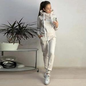 Sweat-shirt surdimensionné pour femme, tricoté, anti-boulochage, imprimé sur le devant, style streetwear de créateur, collection printemps, vente chaude, OEM - Product Image 4