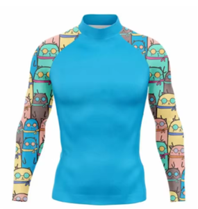 Maillot de bain à manches longues pour homme, protection solaire UPF 50+, Performance Rash Guard - Product Image 5