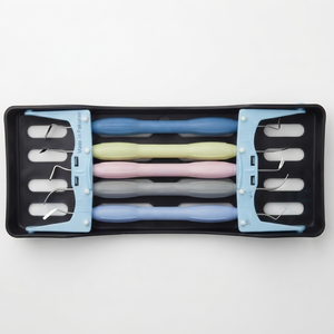 Kit de Instrumentos para Rellenos Dentales de Composite, 5 Piezas, Mango de Silicona, Manual, Clase I, Hecho en Pakistán - Product Image 1