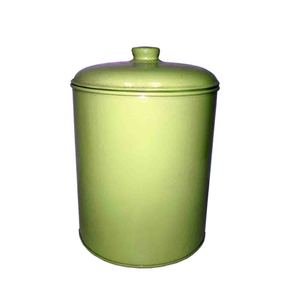 Artistic Customized Metal Storage <b>Canister</b> with Matching Lid for Home Organization Needs - Product Image 2