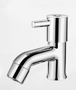 Durable Brass Pillar Cock Deck Mounted Water Tap Basin Faucet for Bathroom and <b>Kitchen</b> Sink Plumbing Use - Product Image 3