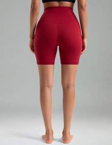 Pantalones cortos de yoga con spandex flexible para mujer - Product Image 5