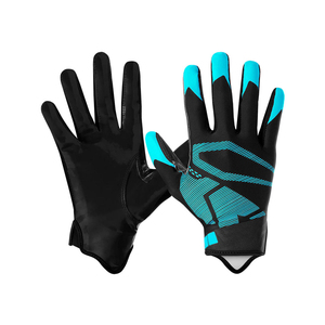 Guantes de Fútbol Americano Unisex de Diseño Superior, de Cuero PU/Spandex/Poliéster, Antideslizantes, para Uso Casual, con Color y Logotipo Personalizados - Product Image 1