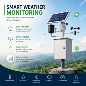 Estación de Monitoreo Meteorológico Industrial IoT |   Sistema en la Nube 4G Multisensor |   OEM disponible - Product Image 1