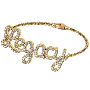 Pulsera de Cristal Gold Legacy para Mujer, Joyería Elegante y a la Moda, Bañada en Oro Amarillo, Accesorio Elegante para Regalo Diario - Product Image 6