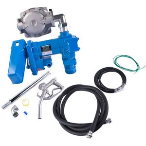Pompa di Trasferimento Carburante Portatile 12V 20GPM con Cavo da 6m, Autoadescante a Turbina per Benzina e Diesel, Colore Blu, Potenza 1kW, 1 Anno di Garanzia - Product Image 4