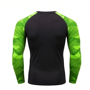T-shirt de sport à manches longues personnalisé, respirant, écologique, anti-UV, à séchage rapide pour adultes, marque privée - Product Image 2