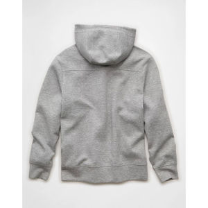 Sweat-shirt à capuche en molleton pour homme, couleur unie, coupe classique, décontracté, pour l'automne, avec poche, 100% coton, tricoté - Product Image 4