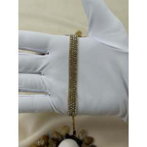 Fashion Tennis Bracelet-Moonlight Anti-Tarnish Stainless Steel Adjustable Jewelry - Product Image 3