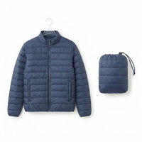 Veste matelassée ultralégère pour femme, pliable, col montant, coupe-vent, chaude, alternative au duvet, pour l'hiver