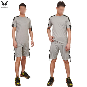 Conjunto de Camisa y Pantalones Cortos de Verano para Hombre, Color Sólido, Personalizable, Último Modelo 2026, Gran Venta - Product Image 5