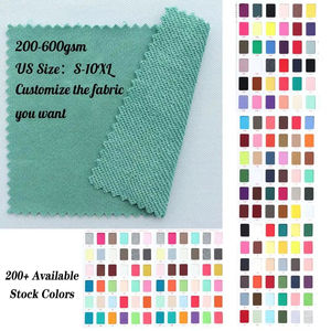 เสื้อฮู้ดดี้โอเวอร์ไซส์คุณภาพสูง ผ้าฟลีซหนานุ่ม สไตล์สตรีทแวร์ แบบเรียบๆ ไม่มีลาย สามารถสั่งทำได้ เสื้อฮู้ดดี้ผู้ชาย - Product Image 5