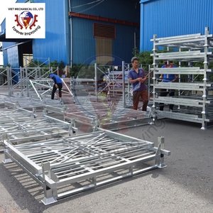 Palette de fil empilable pliable de stockage en vrac en métal pliable au meilleur prix pour l'entrepôt fabriqué au Vietnam - Product Image 5