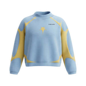 Sweat-shirt personnalisé pour femme, coupe courte, motif étoile, pull personnalisé - Product Image 3