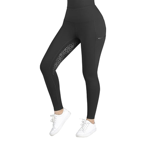 Pantalones de equitación para niñas de calidad superior, nuevos, los mejores al por mayor, con logotipo personalizado, ropa ecuestre, nuevo diseño, pantalones ajustados para montar a caballo. - Product Image 1