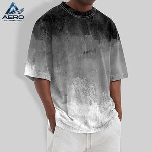 High Quality <b>Men</b> Acid <b>Wash</b> T-Shirts Factory Direct Supply OEM ODM Custom Made Short Sleeve Shirts Casual And Formal Clothing - Product Image 2