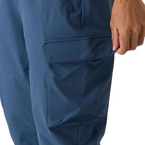 Men's Navy Blue Cargo Jogger Pants Lightweight Athletic Trousers Multi Pocket Workout Gym Training Casual Sportswear Wear - Product Image 6