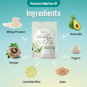 EVERFOOD Avocado Yogurt Powder Drink 25g Sachet Probiotic Whey <b>Protein</b> Diet Meal Replacement Beverage - Product Image 4