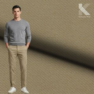 Tela de Sarga Modal de Poliéster Reciclado al por Mayor, 330 GSM 3/1, Material Sostenible de Alto Peso para Pantalones Chino, Proveedor OEM - Product Image 2